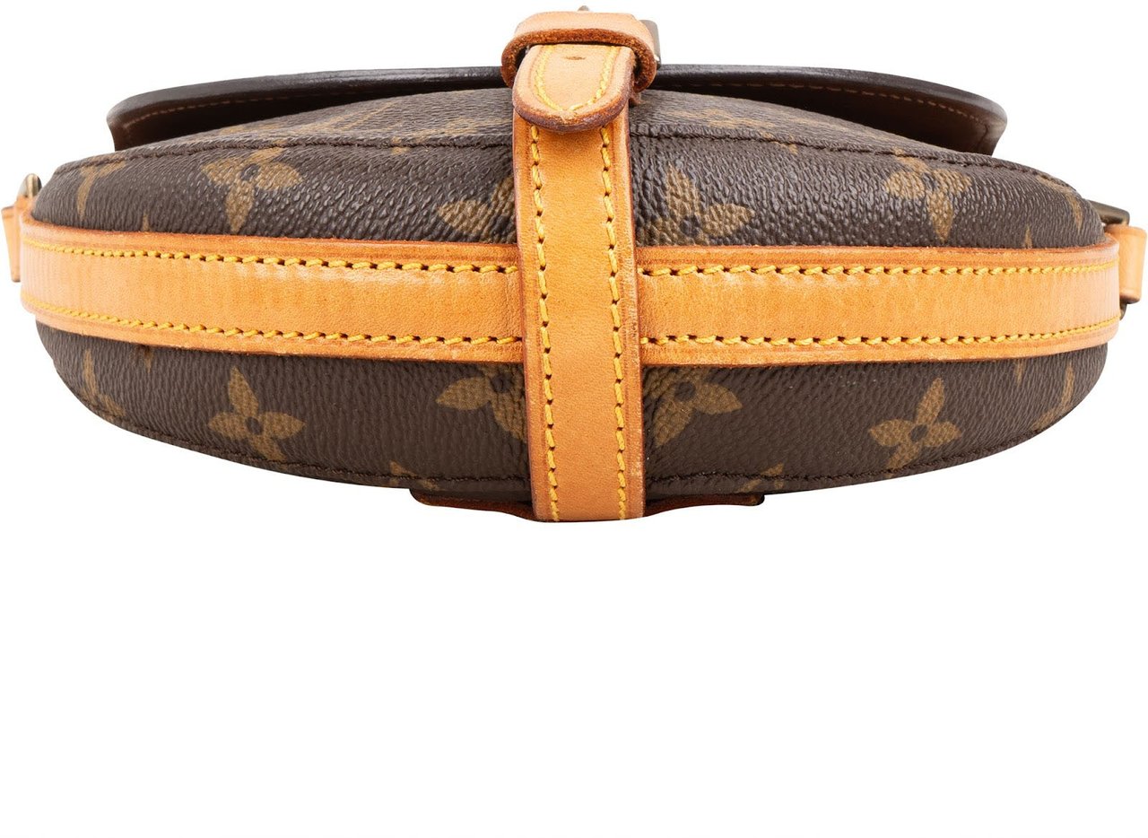 Louis Vuitton Monogram Canvas Chantilly PM Crossbody Bag Bruin