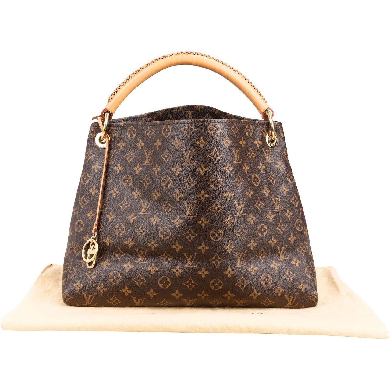 Louis Vuitton Monogram Canvas Artsy MM Shoulder Bag Bruin