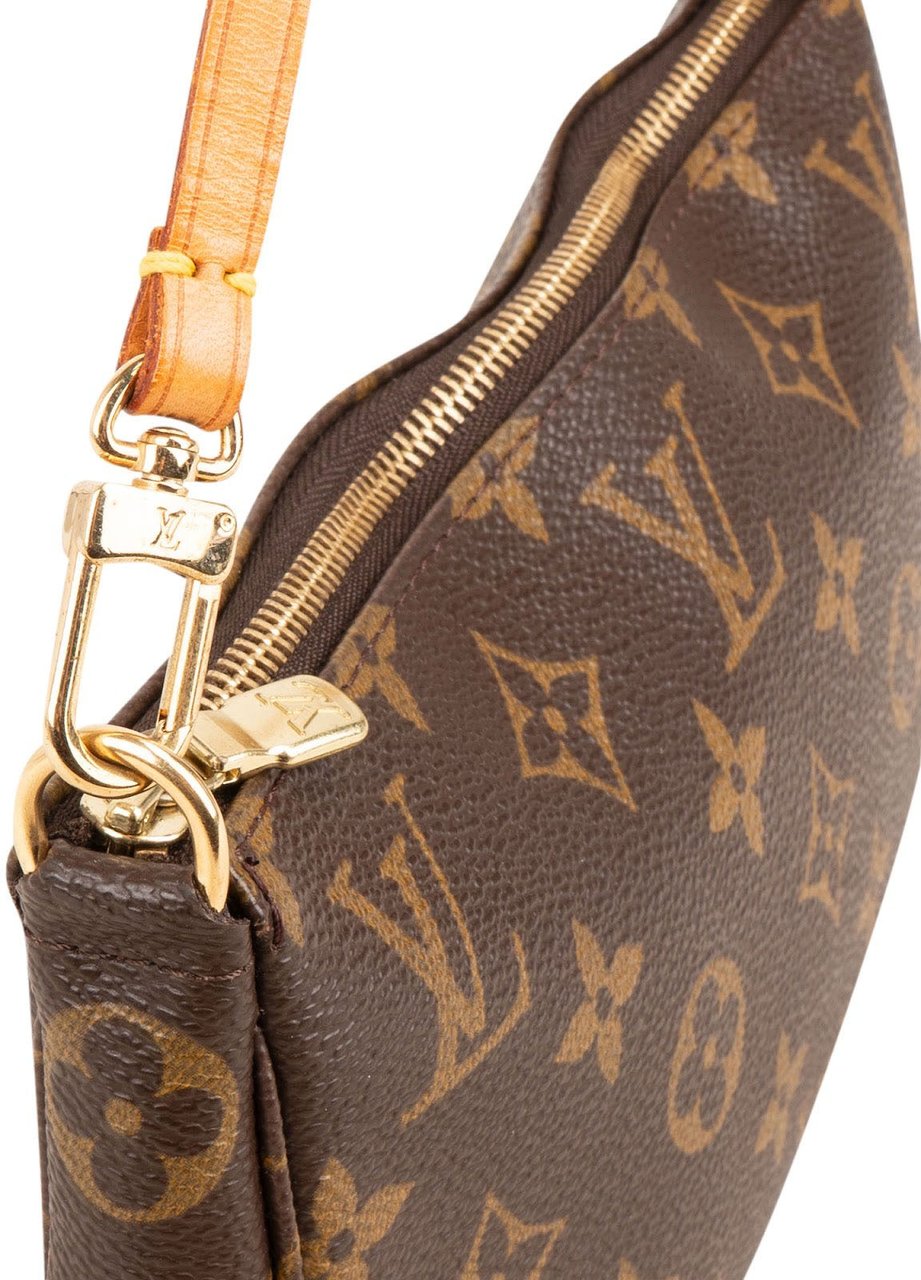 Louis Vuitton Monogram Canvas Pochette Accessoires Handbag Bruin