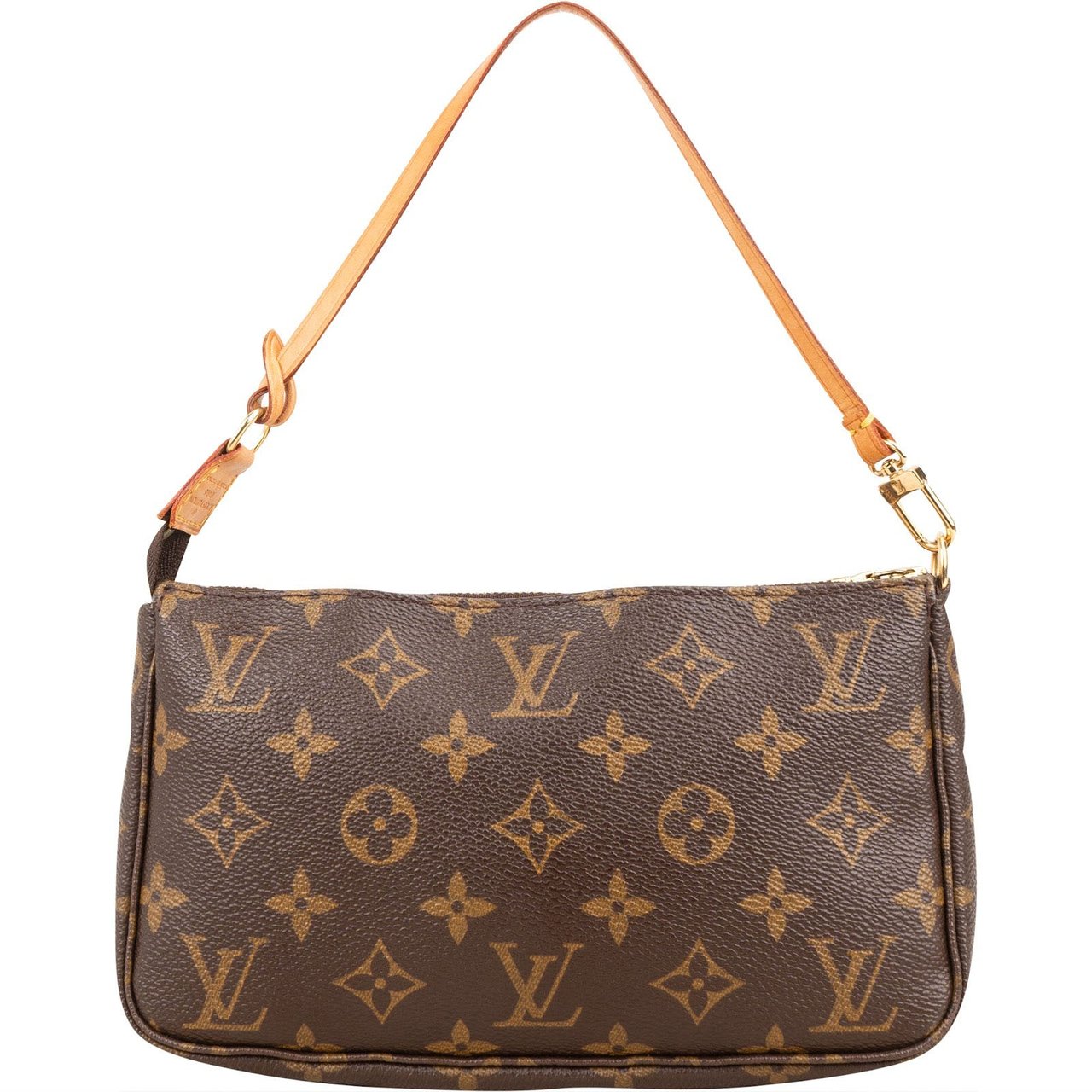 Louis Vuitton Monogram Canvas Pochette Accessoires Handbag Bruin