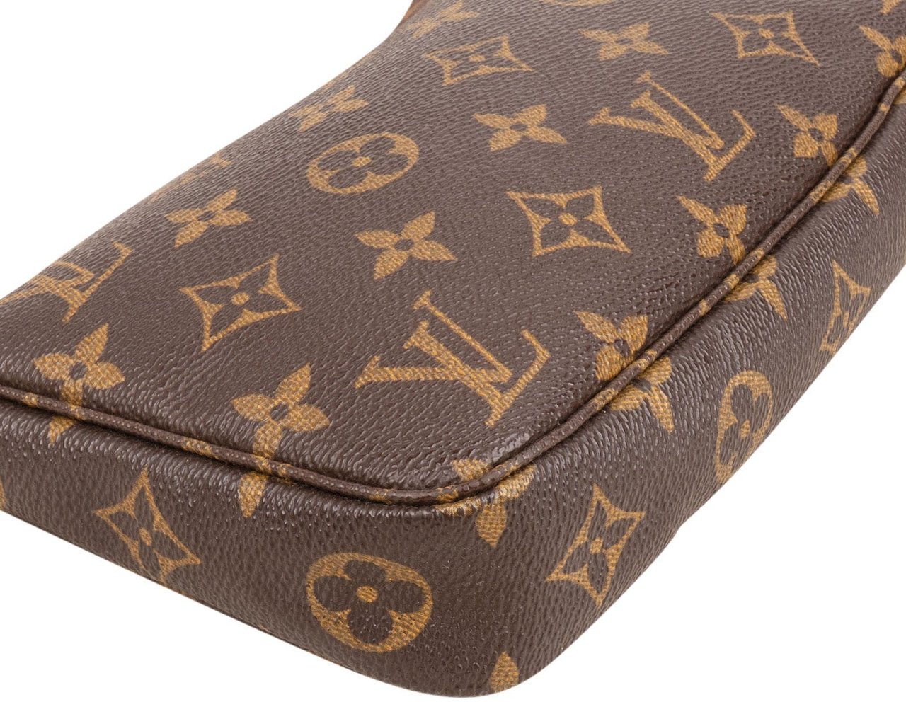 Louis Vuitton Monogram Canvas Pochette Accessoires Handbag Bruin