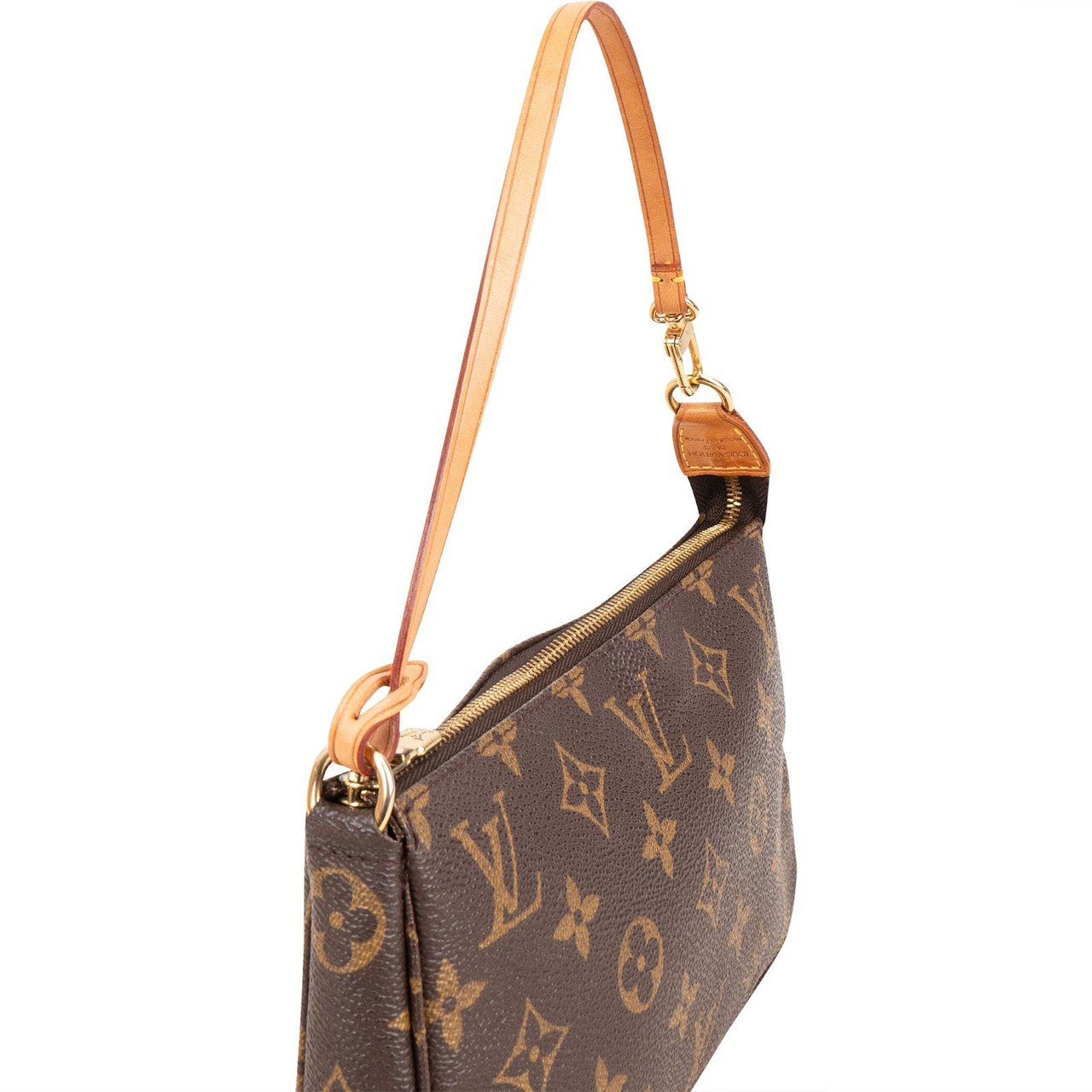 Louis Vuitton Monogram Canvas Pochette Accessoires Handbag Bruin