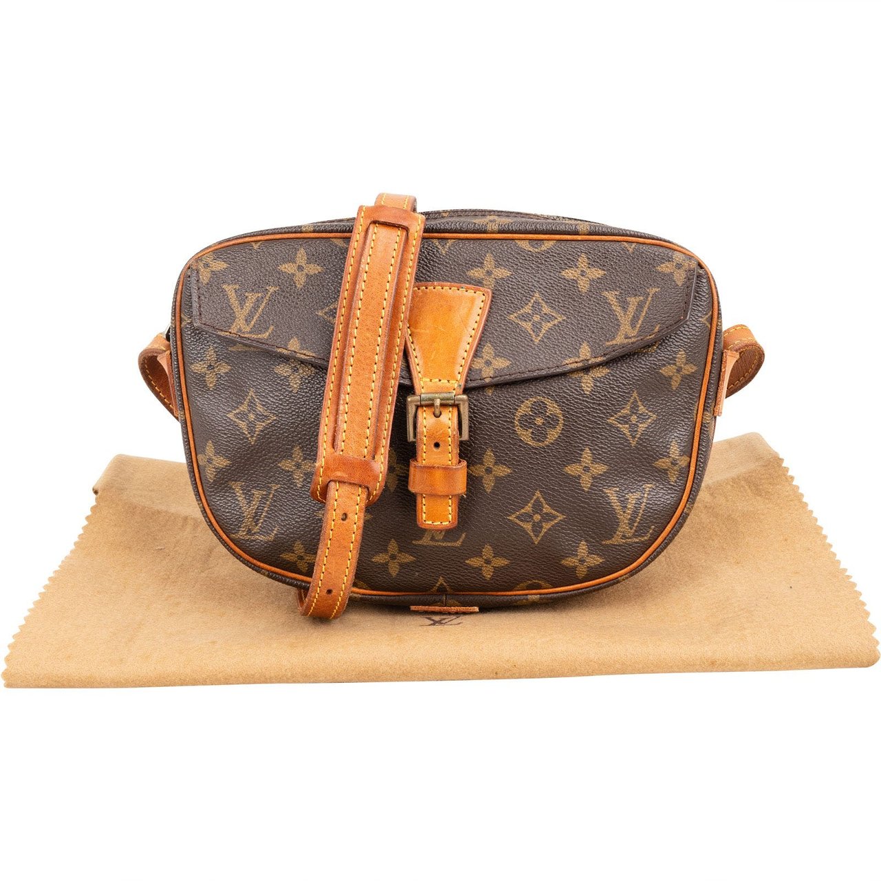 Louis Vuitton Monogram Canvas Jeune Fille PM Crossbody Bag Bruin