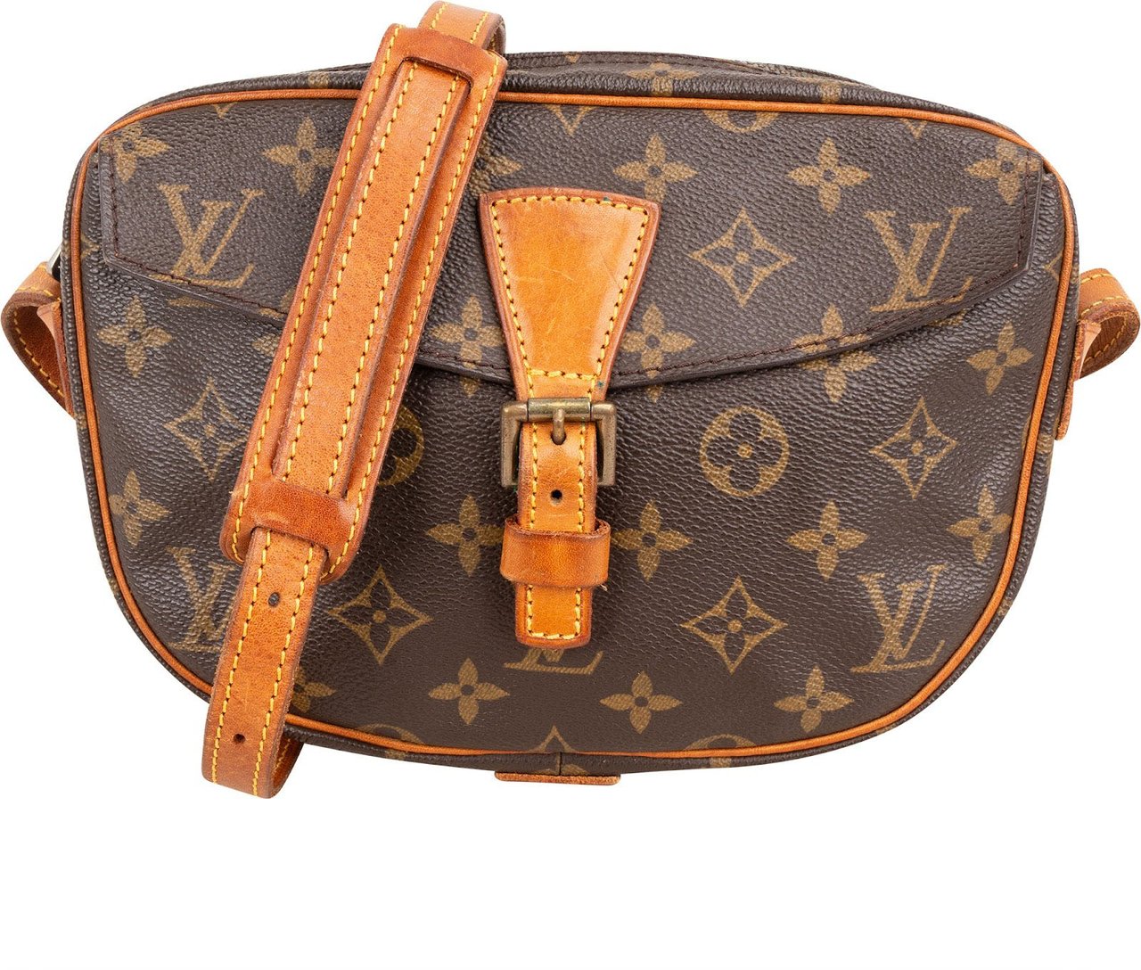 Louis Vuitton Monogram Canvas Jeune Fille PM Crossbody Bag Bruin