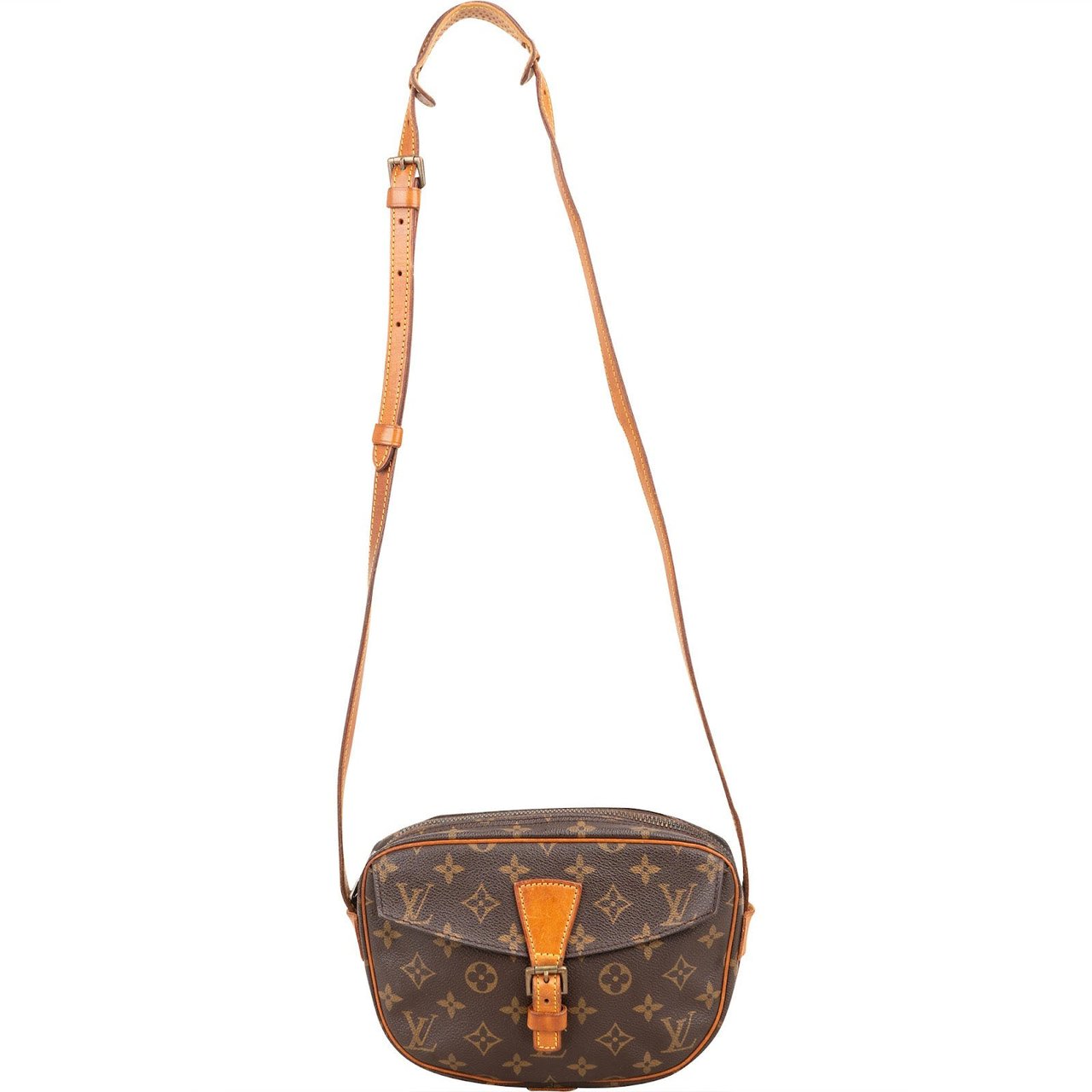 Louis Vuitton Monogram Canvas Jeune Fille PM Crossbody Bag Bruin