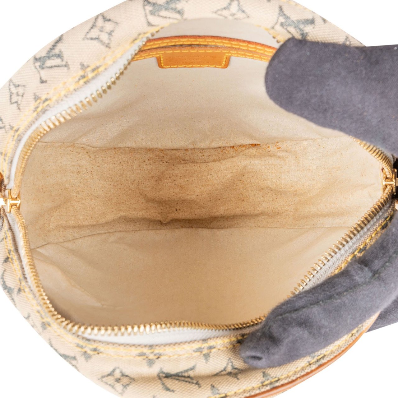 Louis Vuitton Monogram Mini Lin Jenne Crossbody Bag Beige