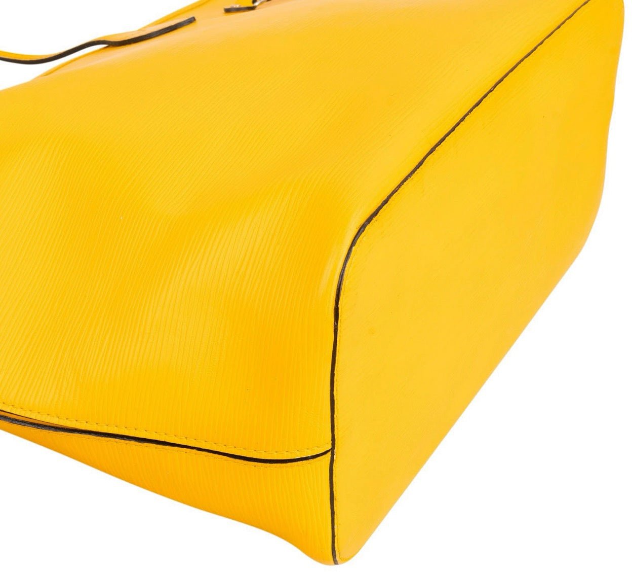 Louis Vuitton Yellow Epi Leather Neverfull MM Shoulder Bag Geel