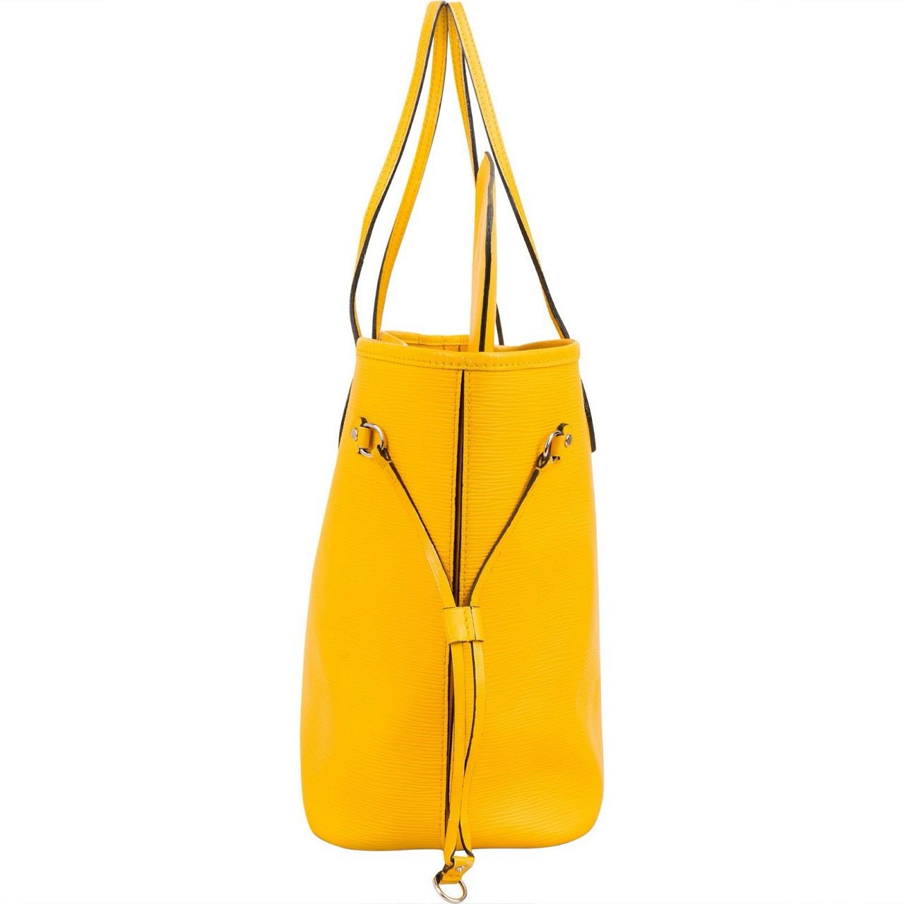 Louis Vuitton Yellow Epi Leather Neverfull MM Shoulder Bag Geel