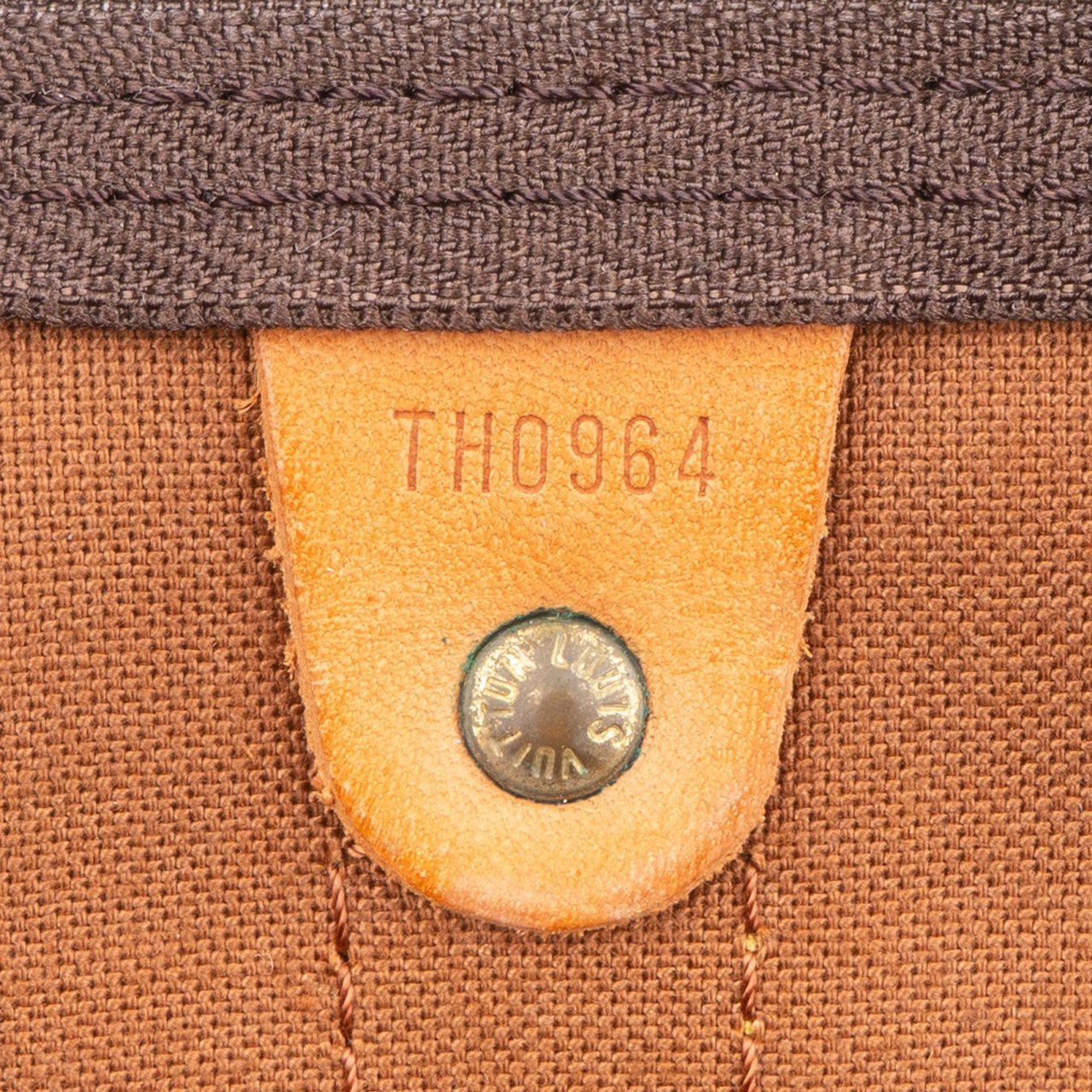 Louis Vuitton Monogram Canvas Keepall 55 Bandoulière Travel Bag Bruin