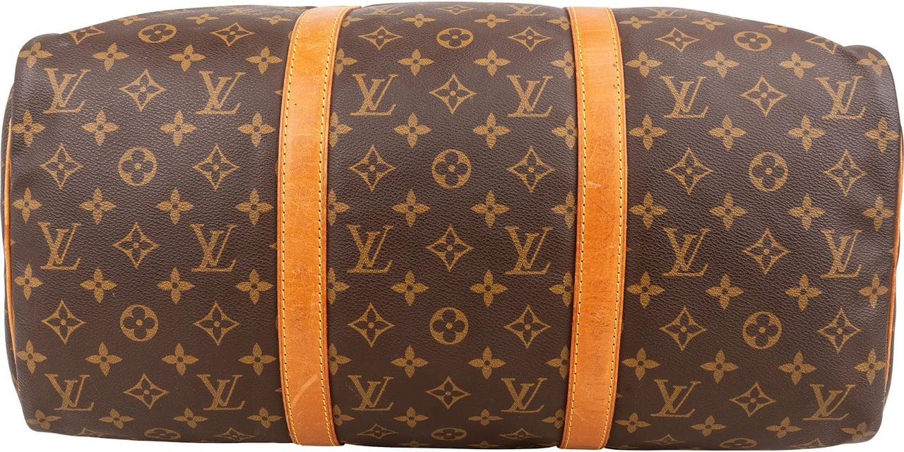 Louis Vuitton Monogram Canvas Sac Souple 45 Travel Bag Bruin