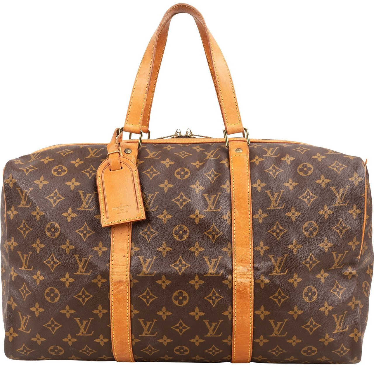 Louis Vuitton Monogram Canvas Sac Souple 45 Travel Bag Bruin