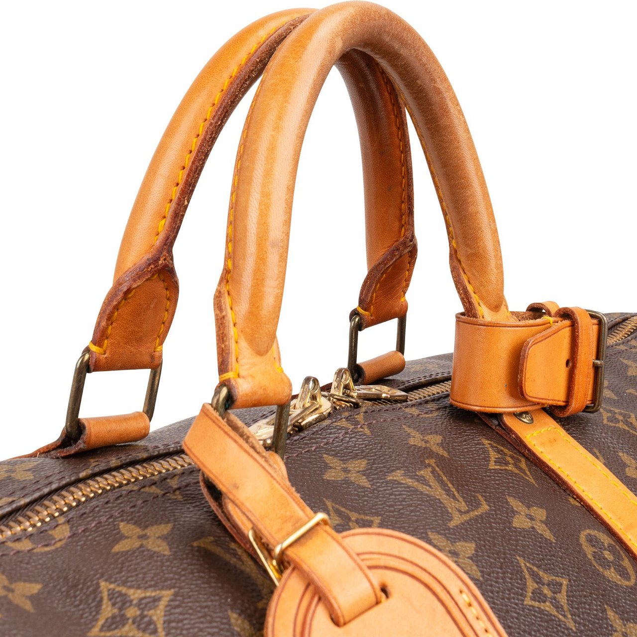 Louis Vuitton Monogram Canvas Keepall 55 Travel Bag Bruin