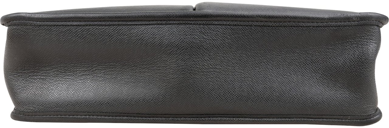 Louis Vuitton Noir Taiga Leather Alexei Anton Business Handbag Zwart