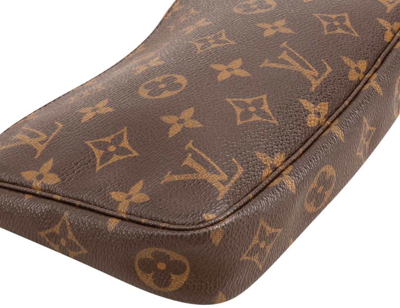Louis Vuitton Monogram Canvas Pochette Accessoires Handbag Bruin