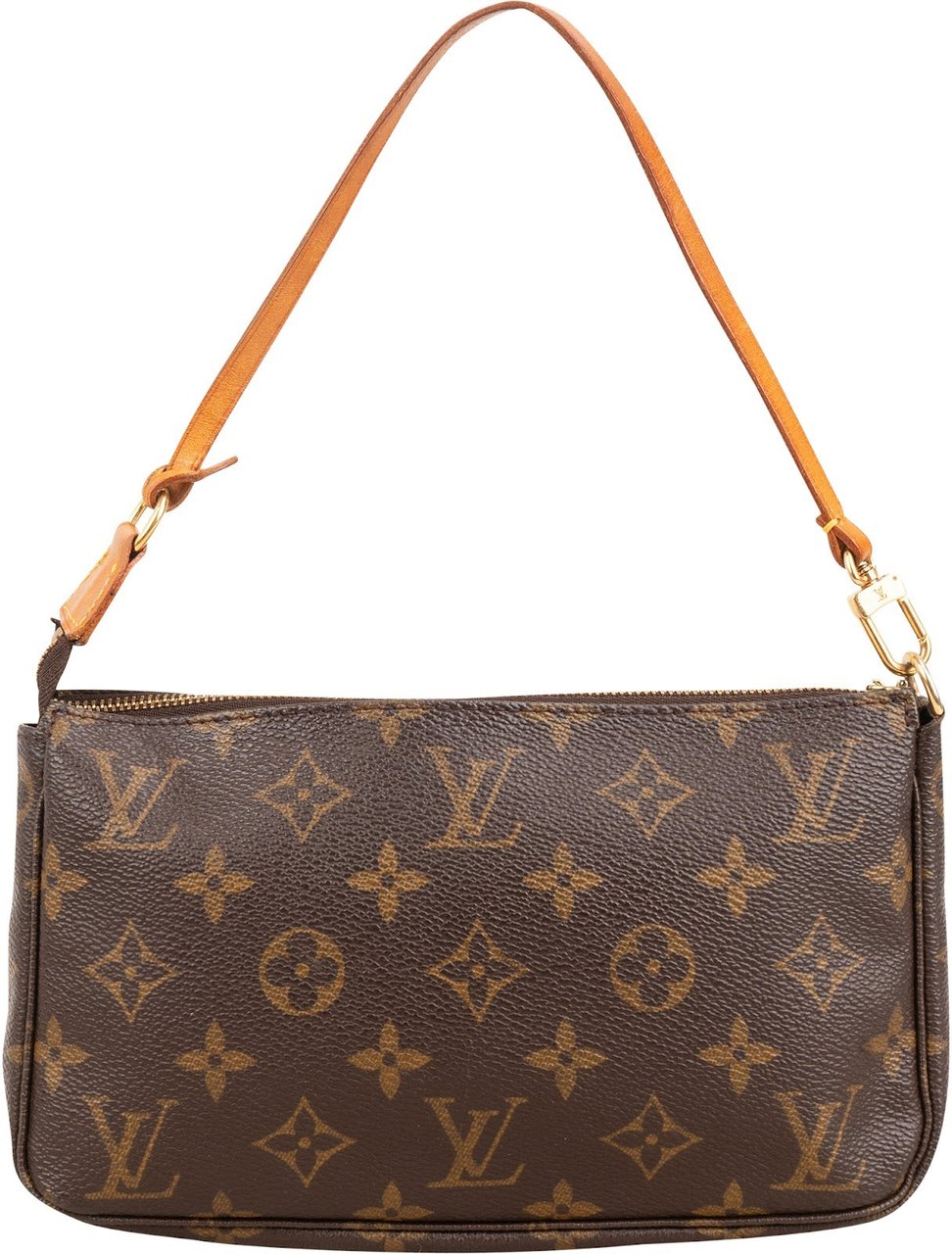 Louis Vuitton Monogram Canvas Pochette Accessoires Handbag Bruin