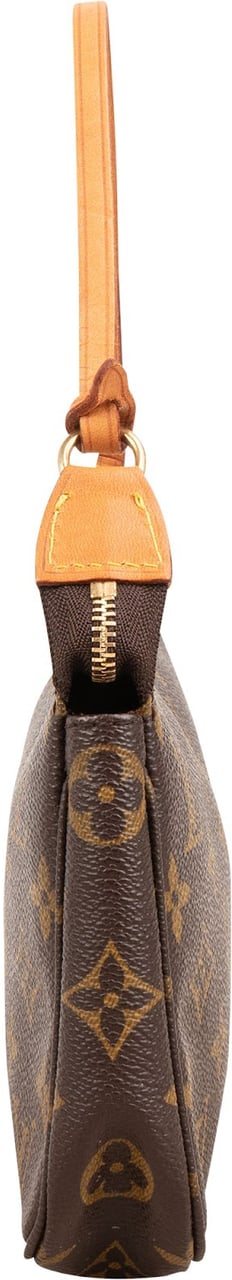 Louis Vuitton Monogram Canvas Pochette Accessoires Handbag Bruin