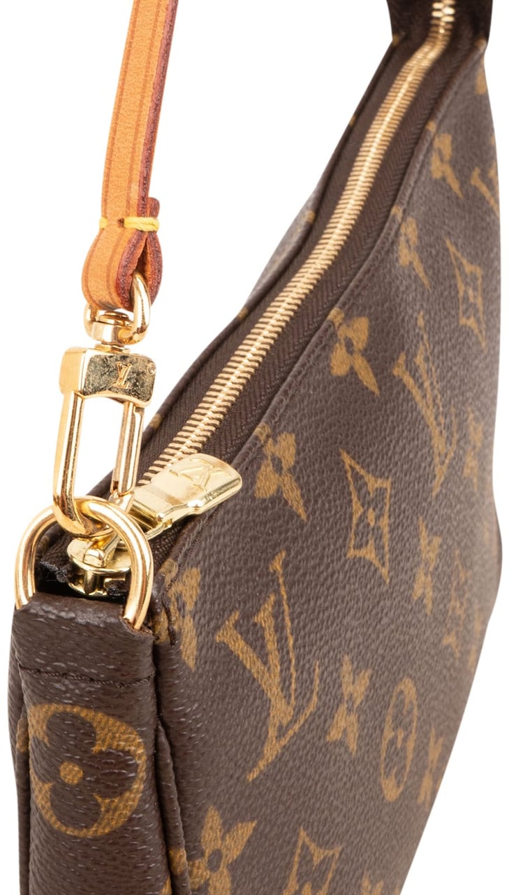 Louis Vuitton Monogram Canvas Pochette Accessoires Handbag Bruin