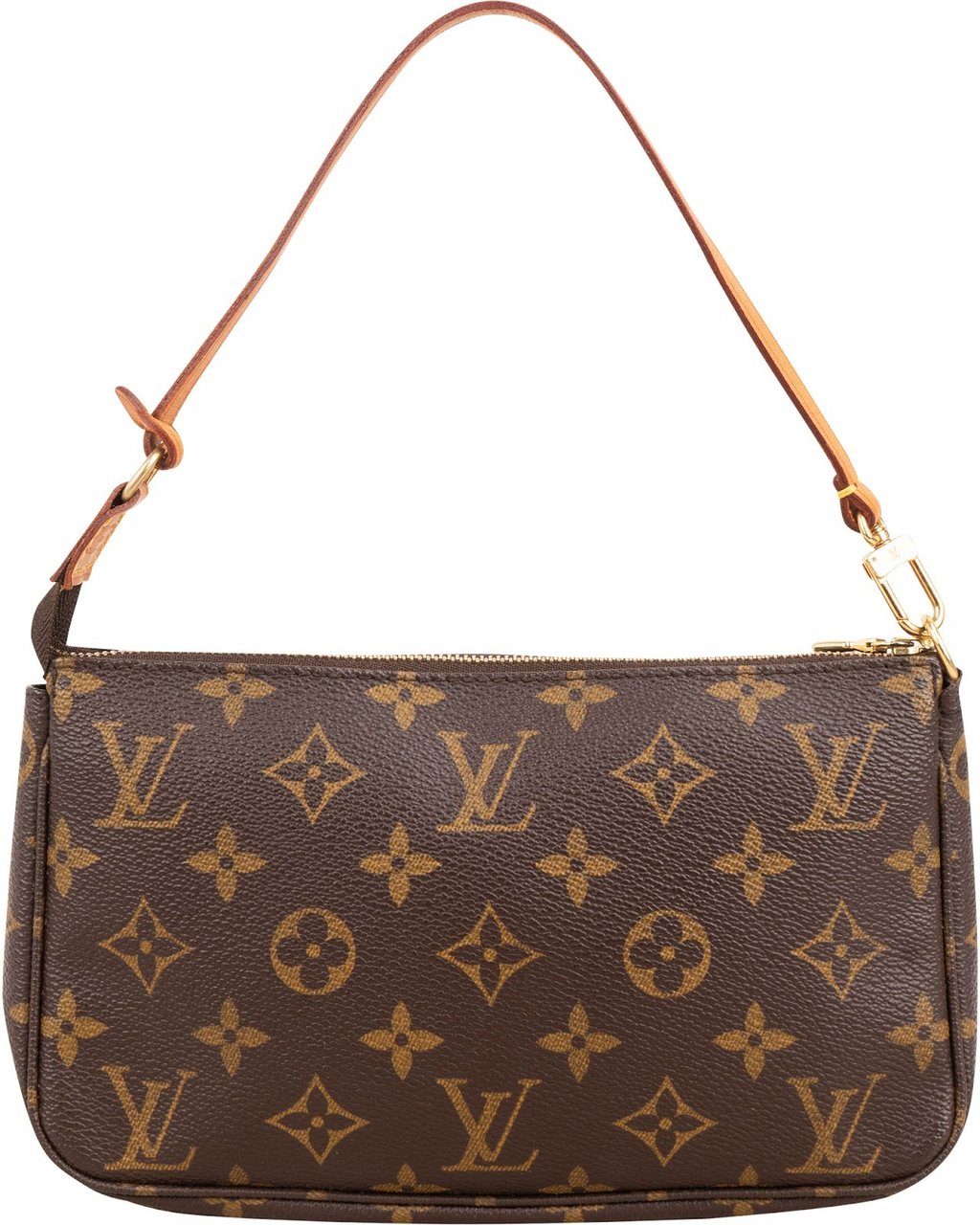 Louis Vuitton Monogram Canvas Pochette Accessoires Handbag Bruin