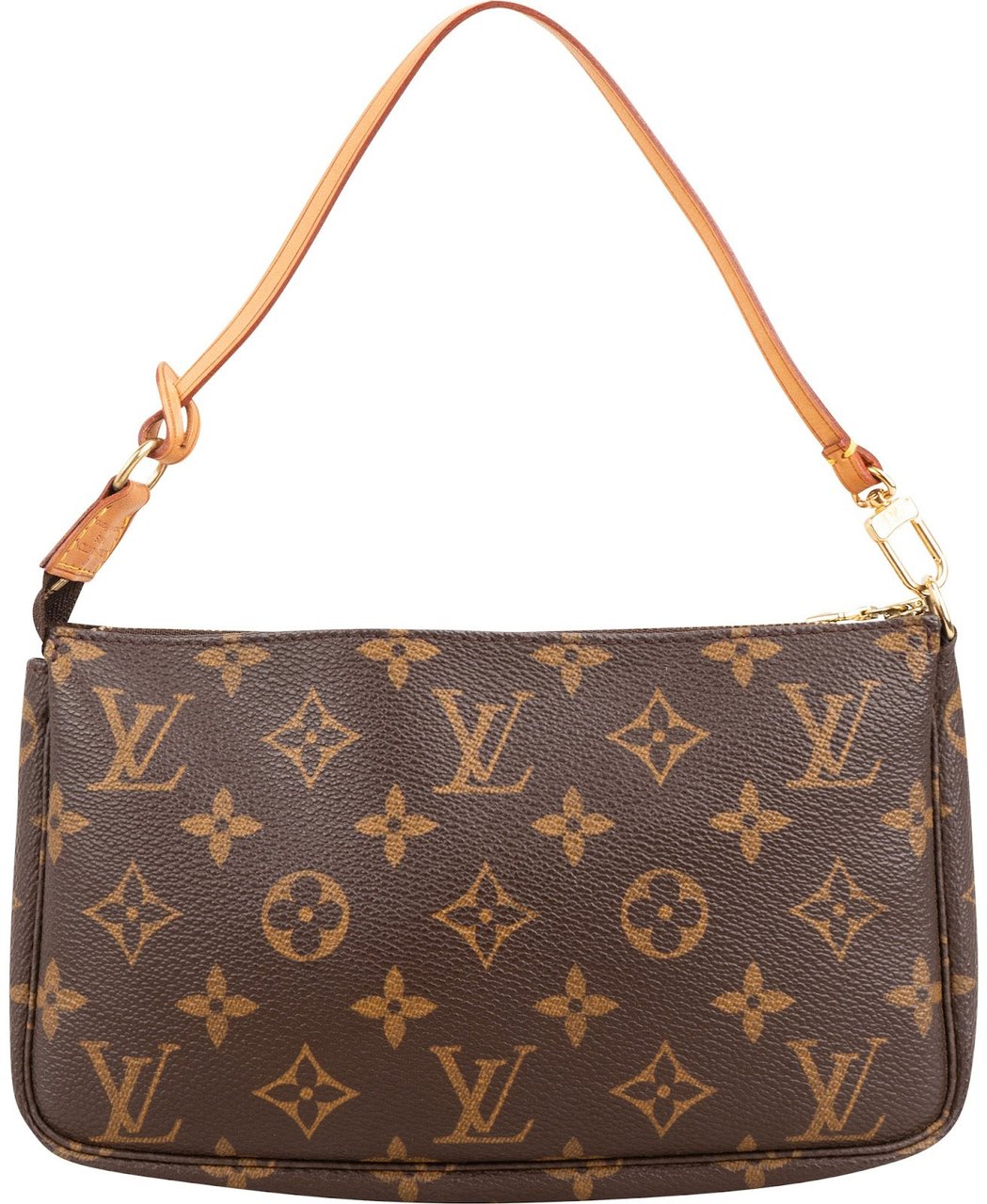 Louis Vuitton Monogram Canvas Pochette Accessoires Handbag Bruin