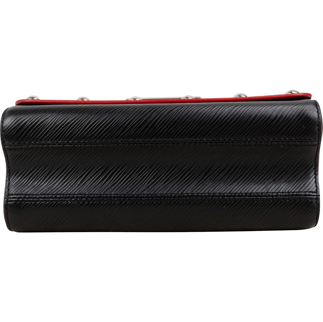 Louis Vuitton Noir Epi Leather Studded Twist MM Crossbody Bag Zwart
