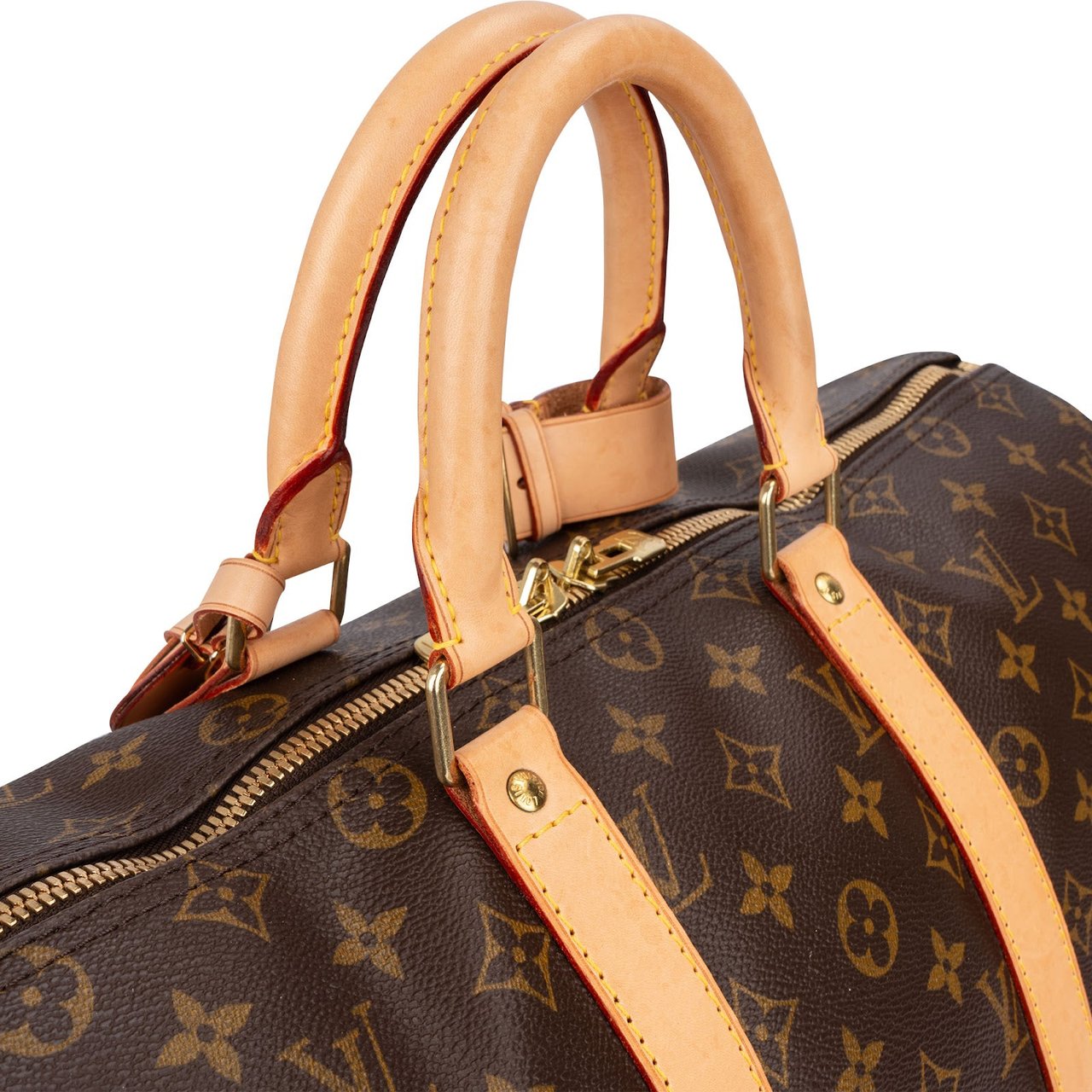 Louis Vuitton Monogram Canvas Keepall 45 Travel Bag Bruin