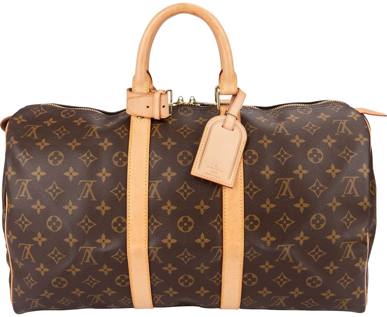Louis Vuitton Monogram Canvas Keepall 45 Travel Bag Bruin