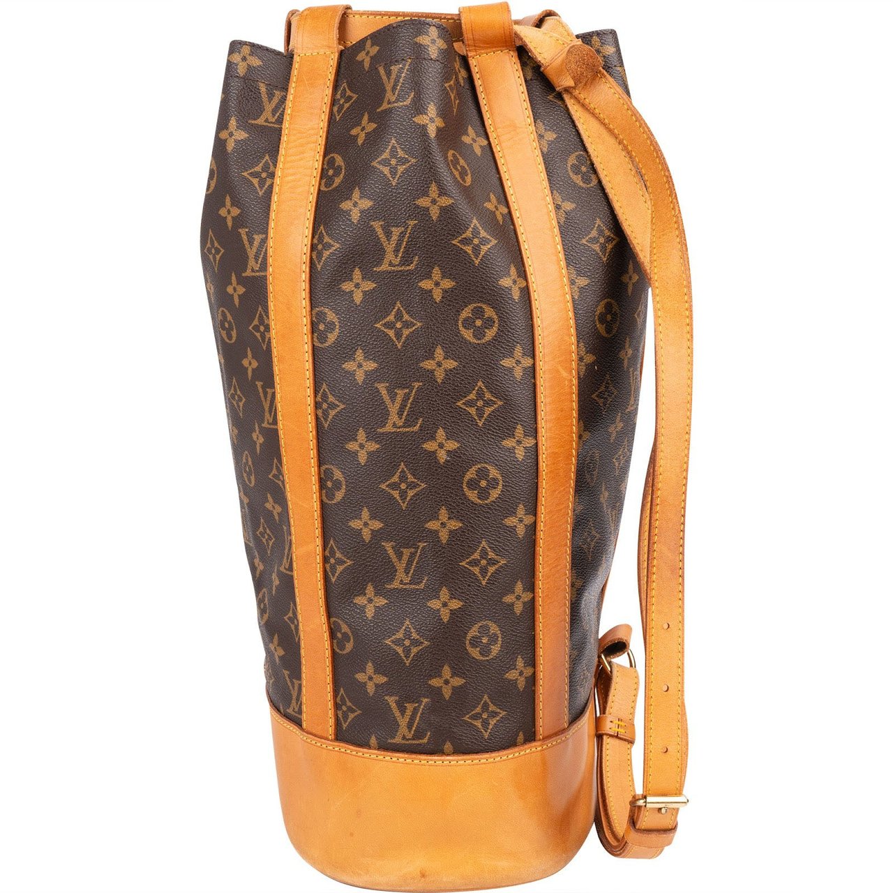 Louis Vuitton Monogram Canvas Randonnee GM Backpack Shoulder Bag Bruin