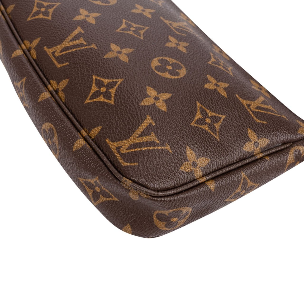 Louis Vuitton Monogram Canvas Pochette Accessoires Handbag Bruin