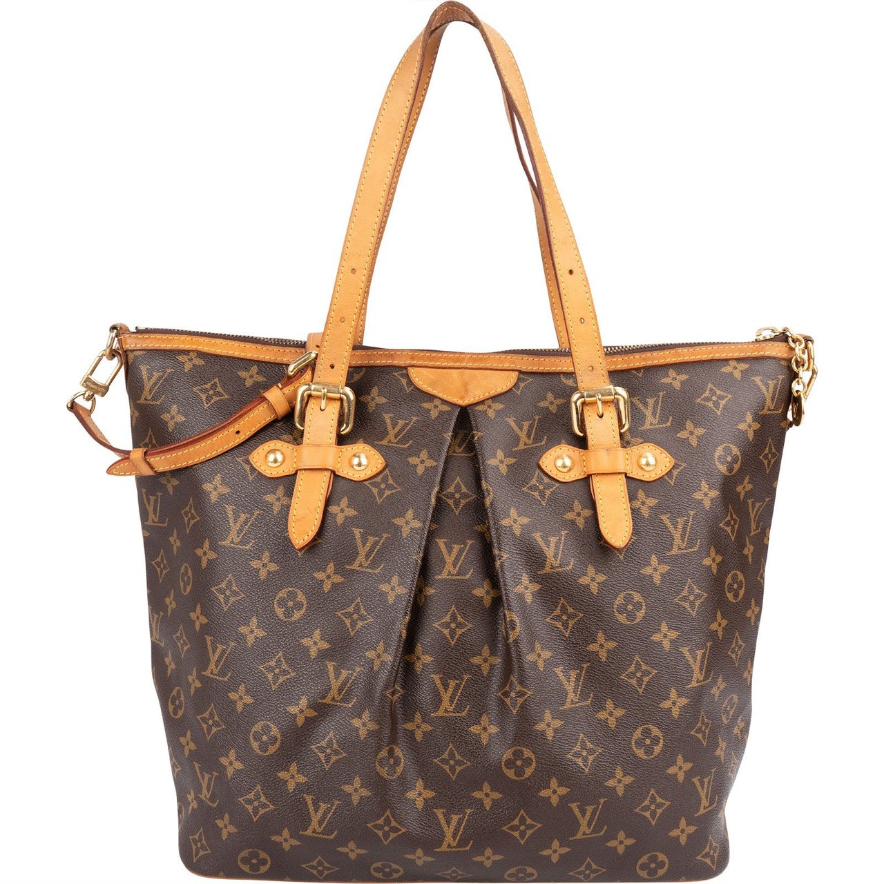 Louis Vuitton Monogram Canvas Palermo GM Shoulder Bag Bruin