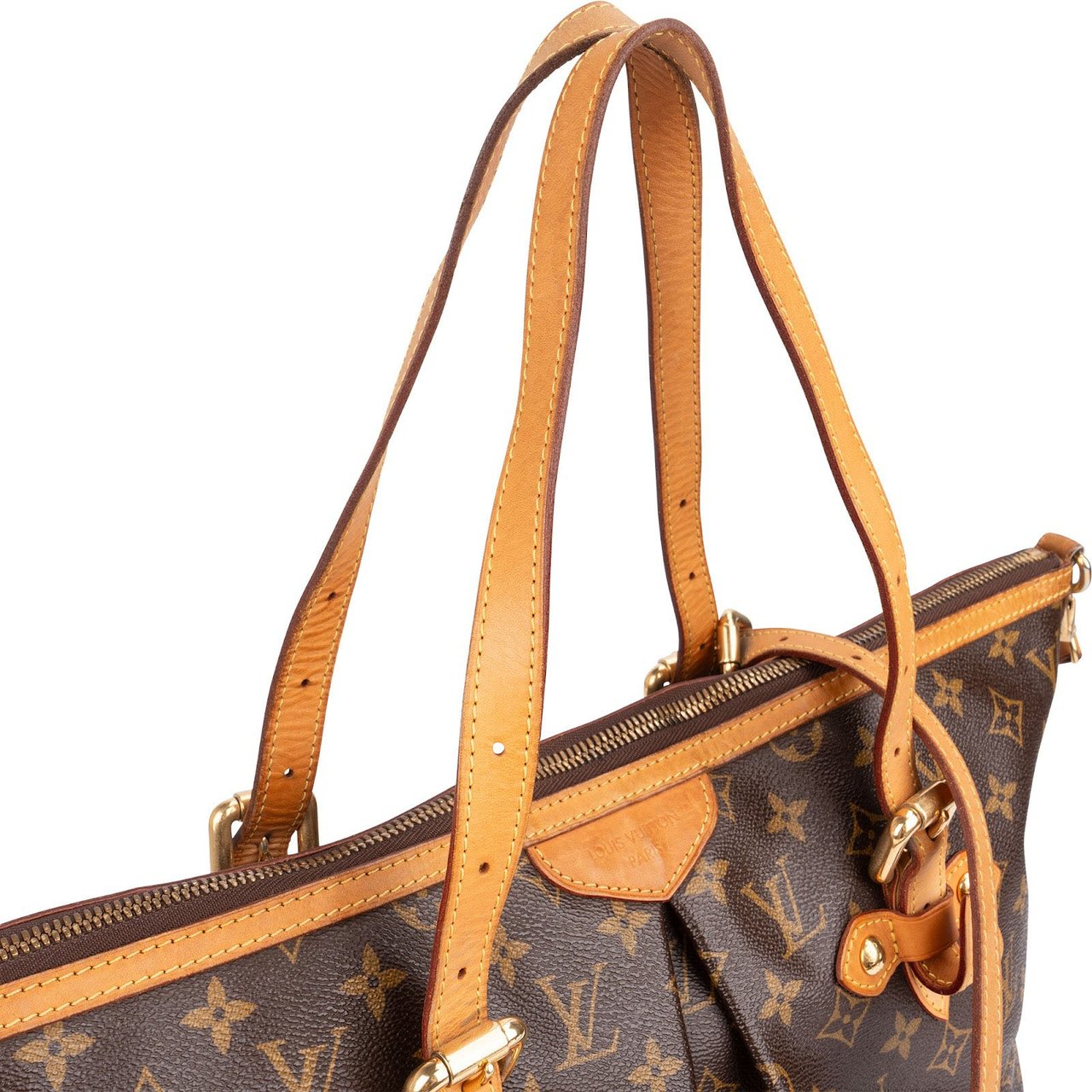 Louis Vuitton Monogram Canvas Palermo GM Shoulder Bag Bruin