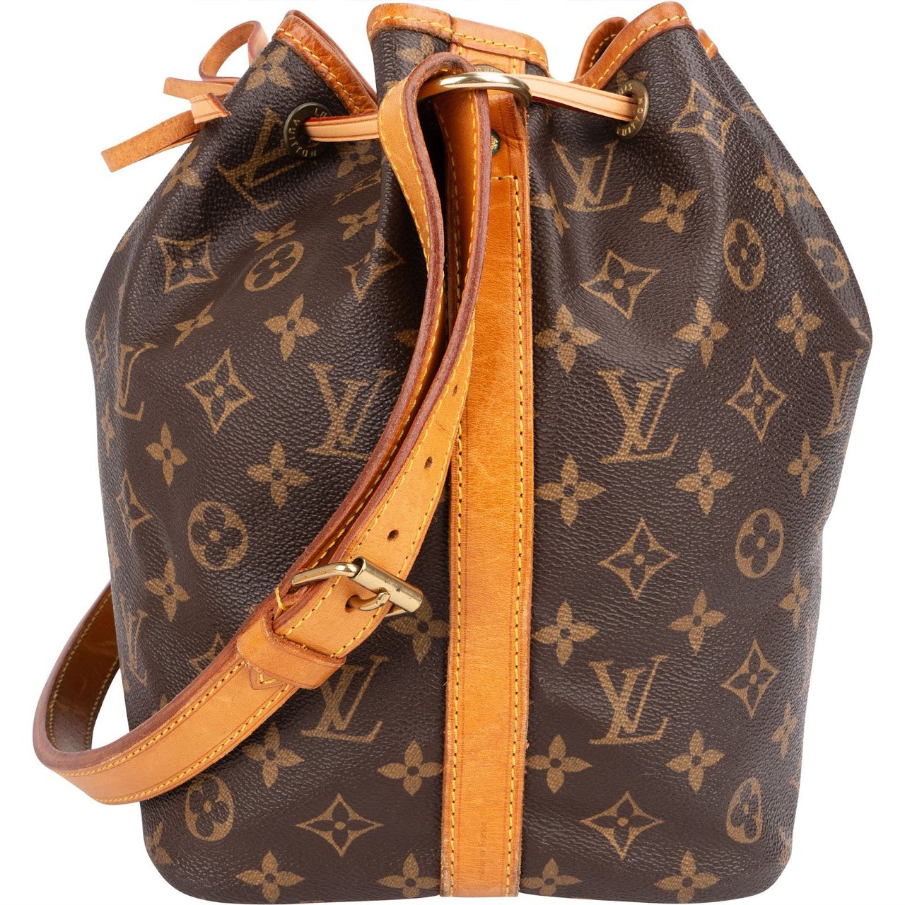 Louis Vuitton Monogram Canvas Sac Noé Petit Shoulder Bag Bruin