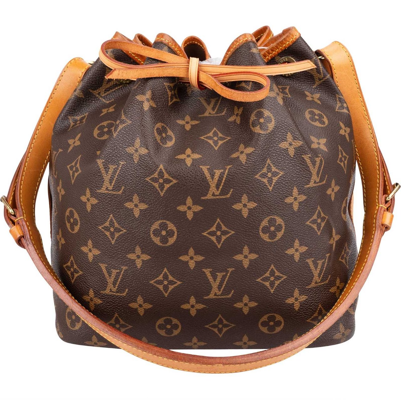 Louis Vuitton Monogram Canvas Sac Noé Petit Shoulder Bag Bruin