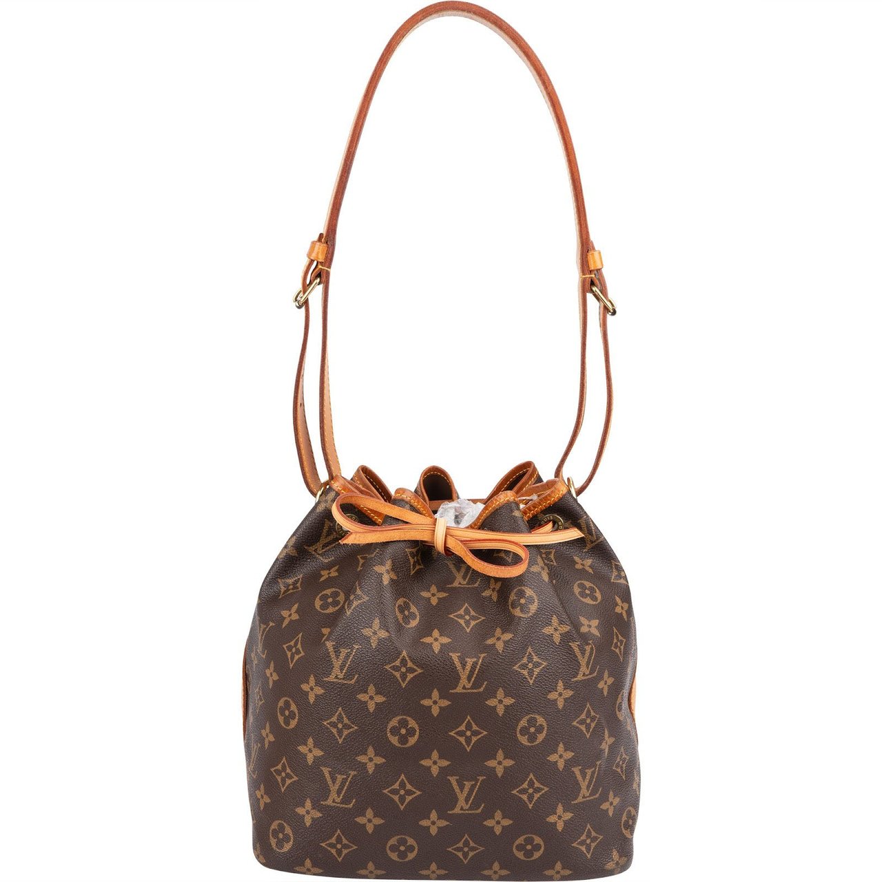 Louis Vuitton Monogram Canvas Sac Noé Petit Shoulder Bag Bruin