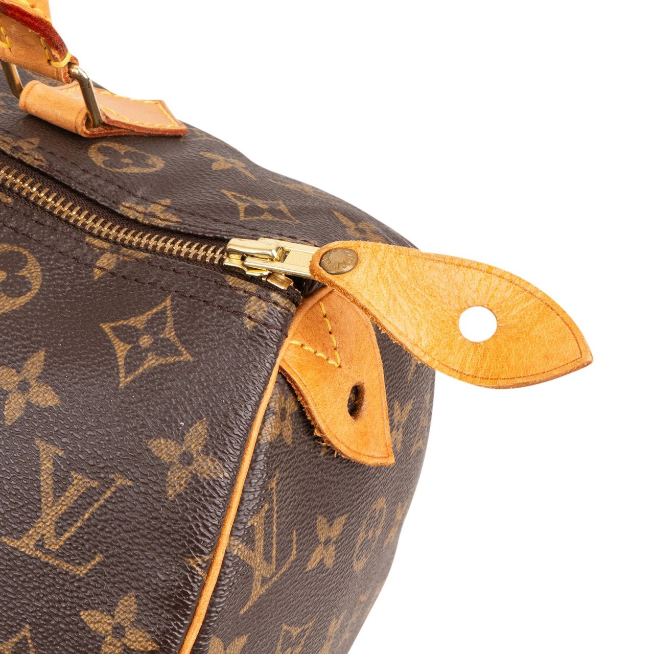 Louis Vuitton Monogram Canvas Speedy 30 Handbag Bruin