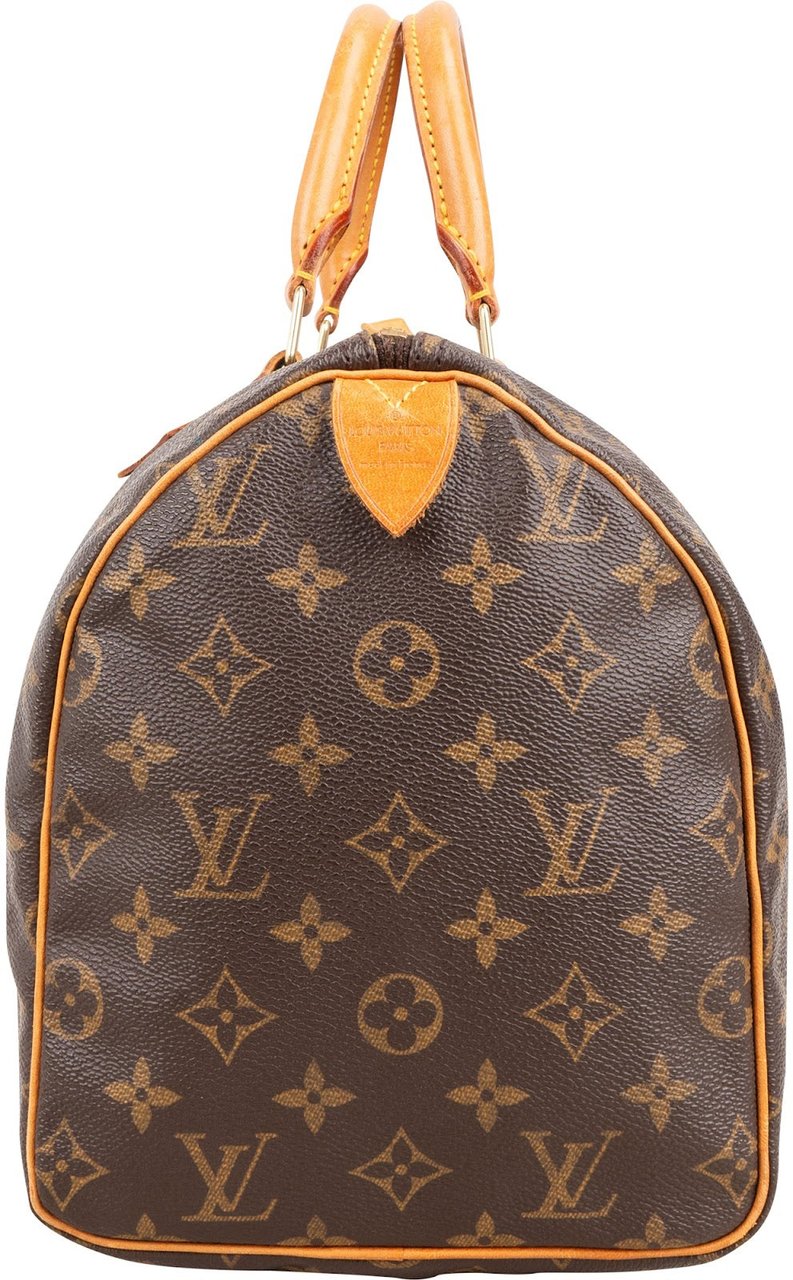 Louis Vuitton Monogram Canvas Speedy 30 Handbag Bruin