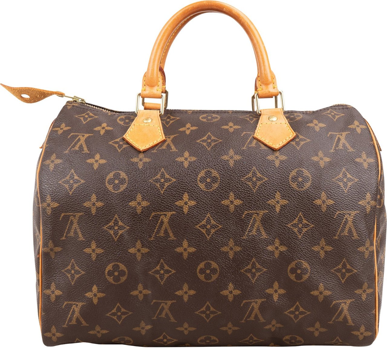 Louis Vuitton Monogram Canvas Speedy 30 Handbag Bruin