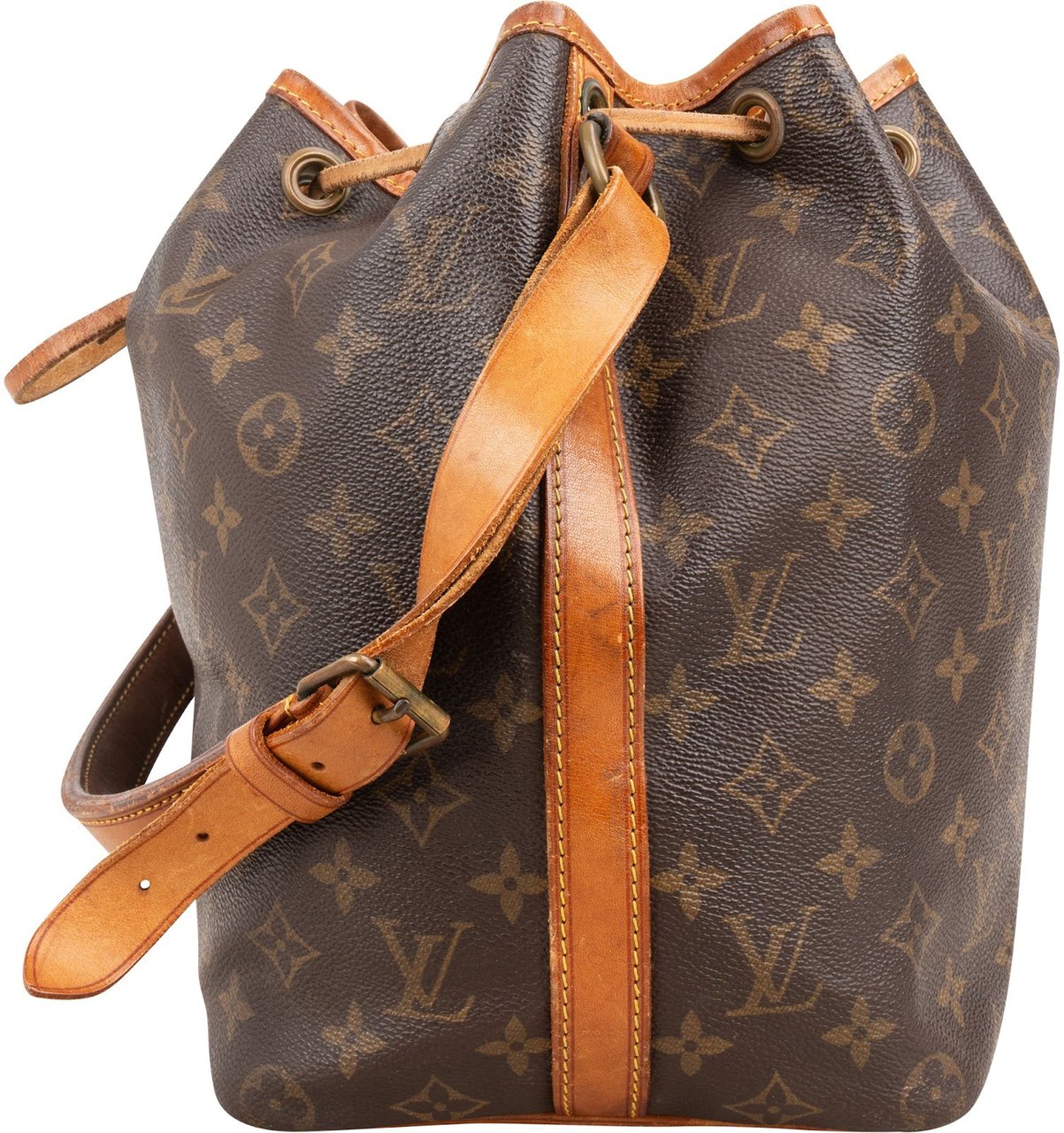 Louis Vuitton Monogram Canvas Sac Noé Petit Shoulder Bag Bruin