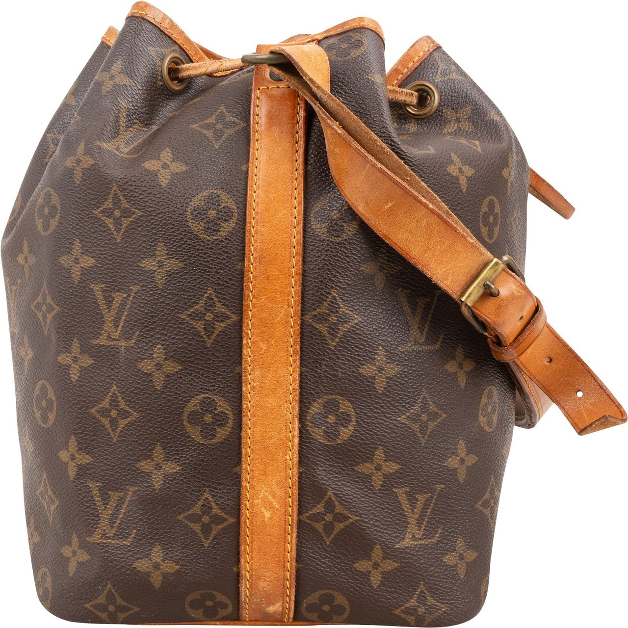 Louis Vuitton Monogram Canvas Sac Noé Petit Shoulder Bag Bruin