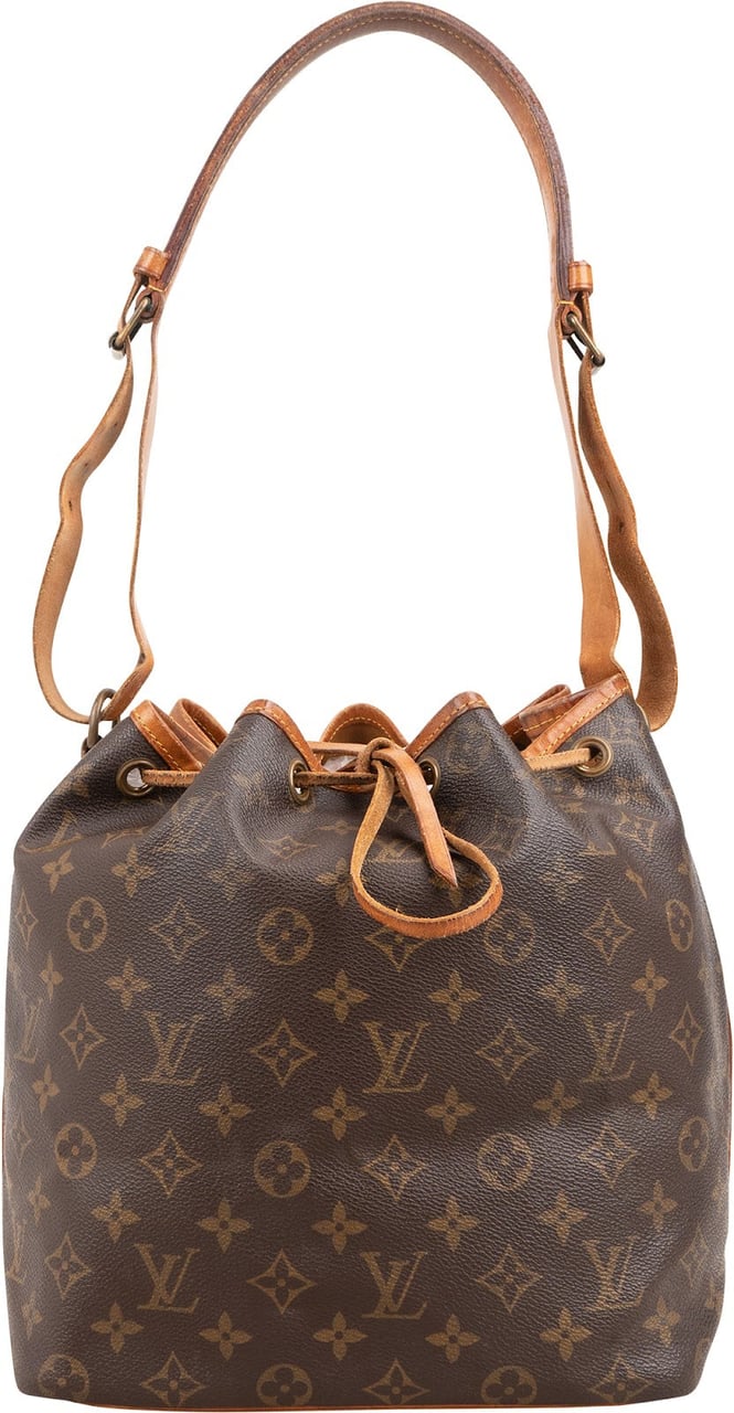 Louis Vuitton Monogram Canvas Sac Noé Petit Shoulder Bag Bruin