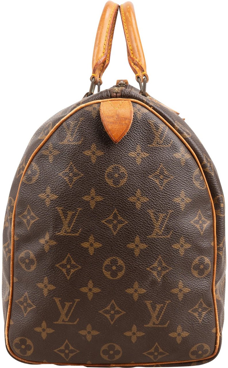 Louis Vuitton Monogram Canvas Speedy 40 Handbag Bruin