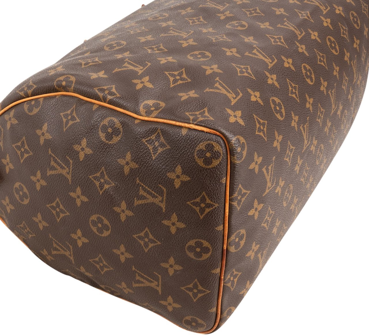 Louis Vuitton Monogram Canvas Speedy 40 Handbag Bruin