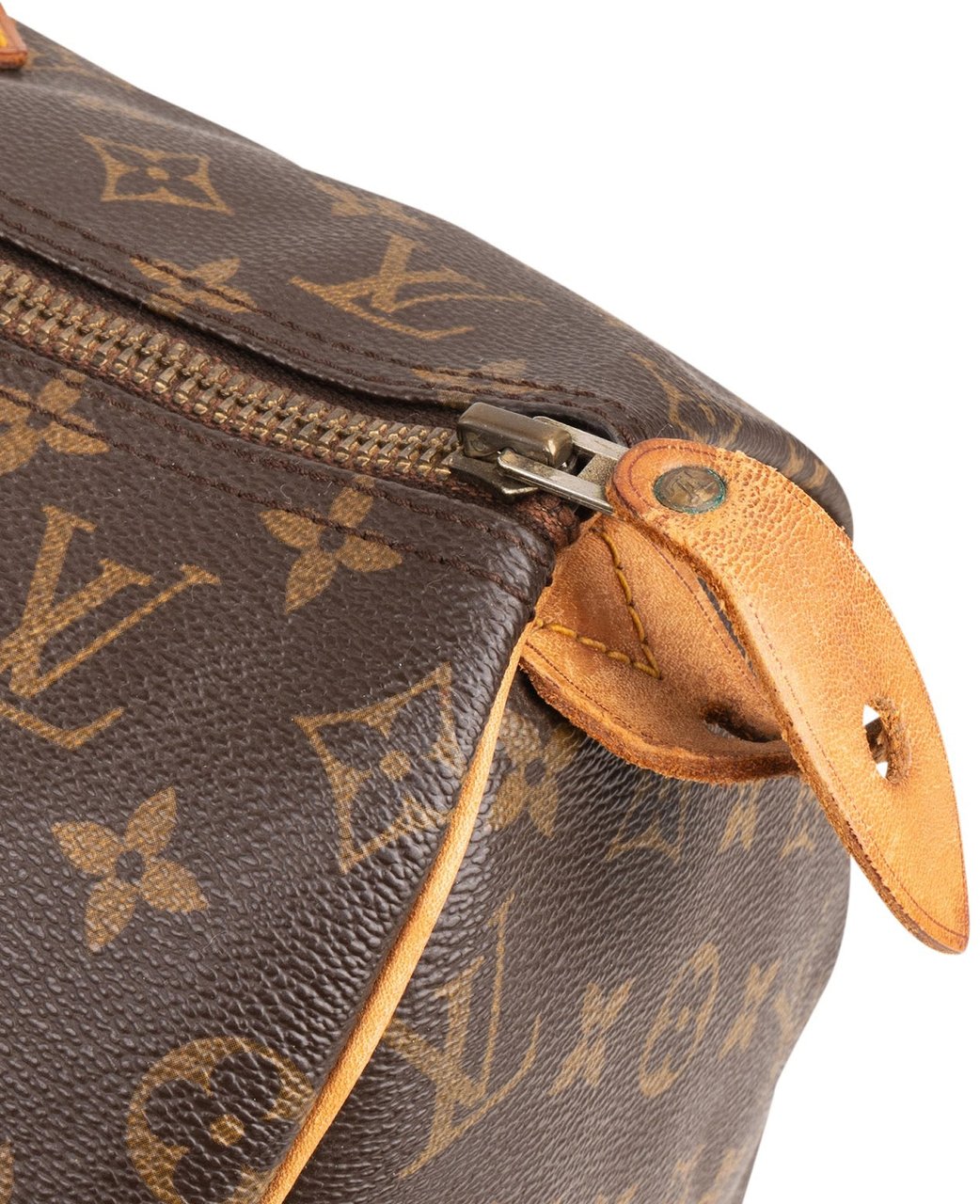 Louis Vuitton Monogram Canvas Speedy 40 Handbag Bruin