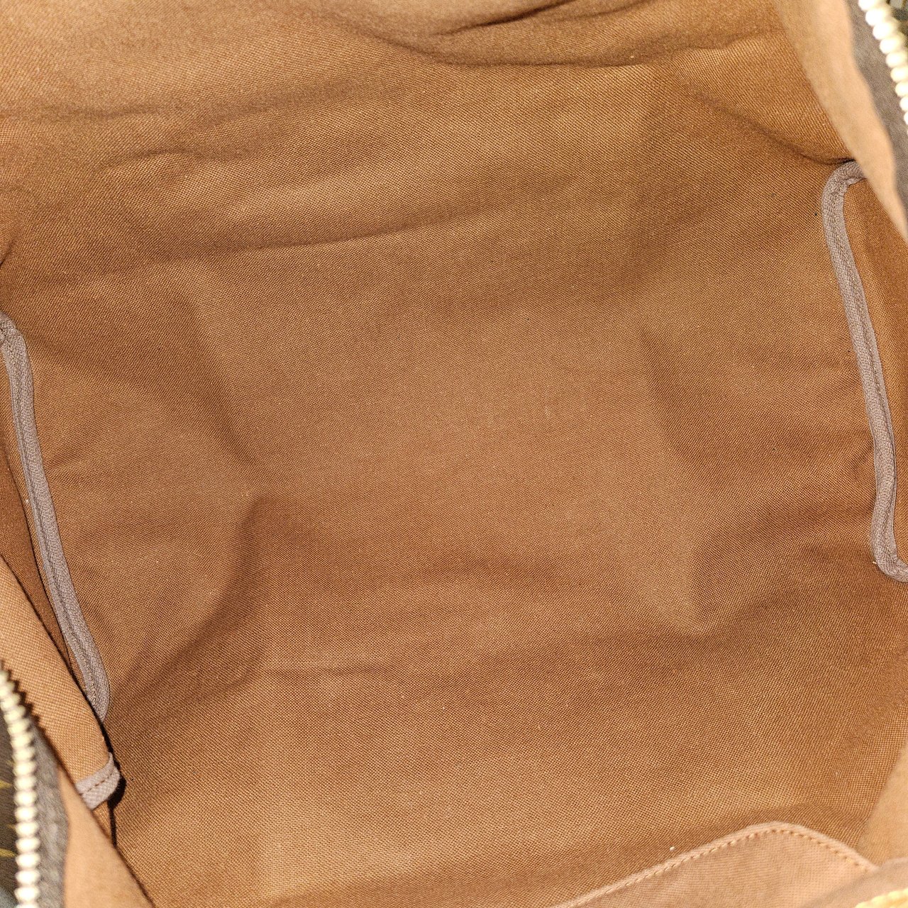 Louis Vuitton Monogram Canvas Speedy 40 Handbag Bruin