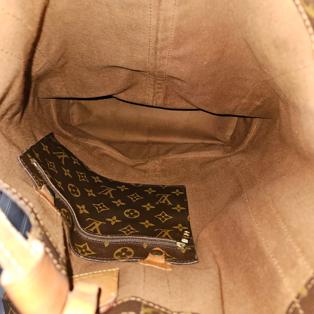 Louis Vuitton Monogram Canvas Randonnee GM Backpack Shoulder Bag Bruin