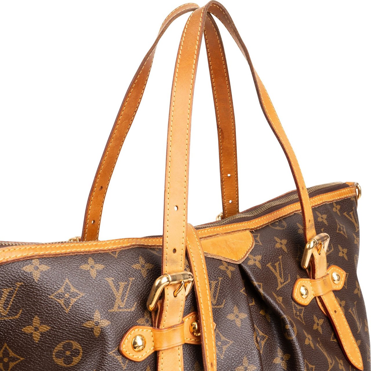 Louis Vuitton Monogram Canvas Palermo GM Shoulder Bag Bruin