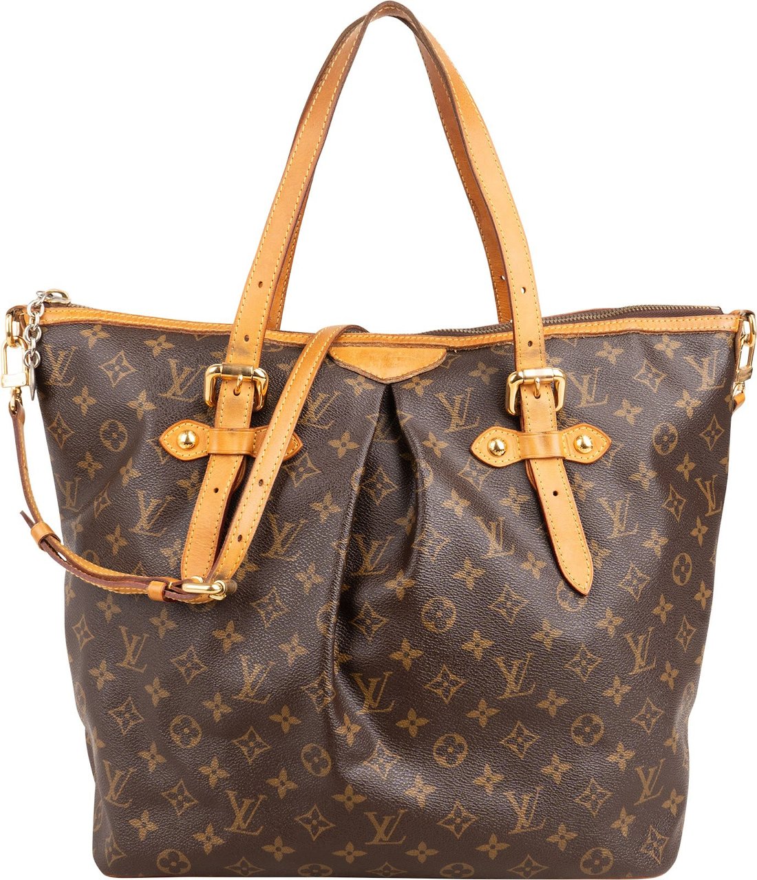 Louis Vuitton Monogram Canvas Palermo GM Shoulder Bag Bruin