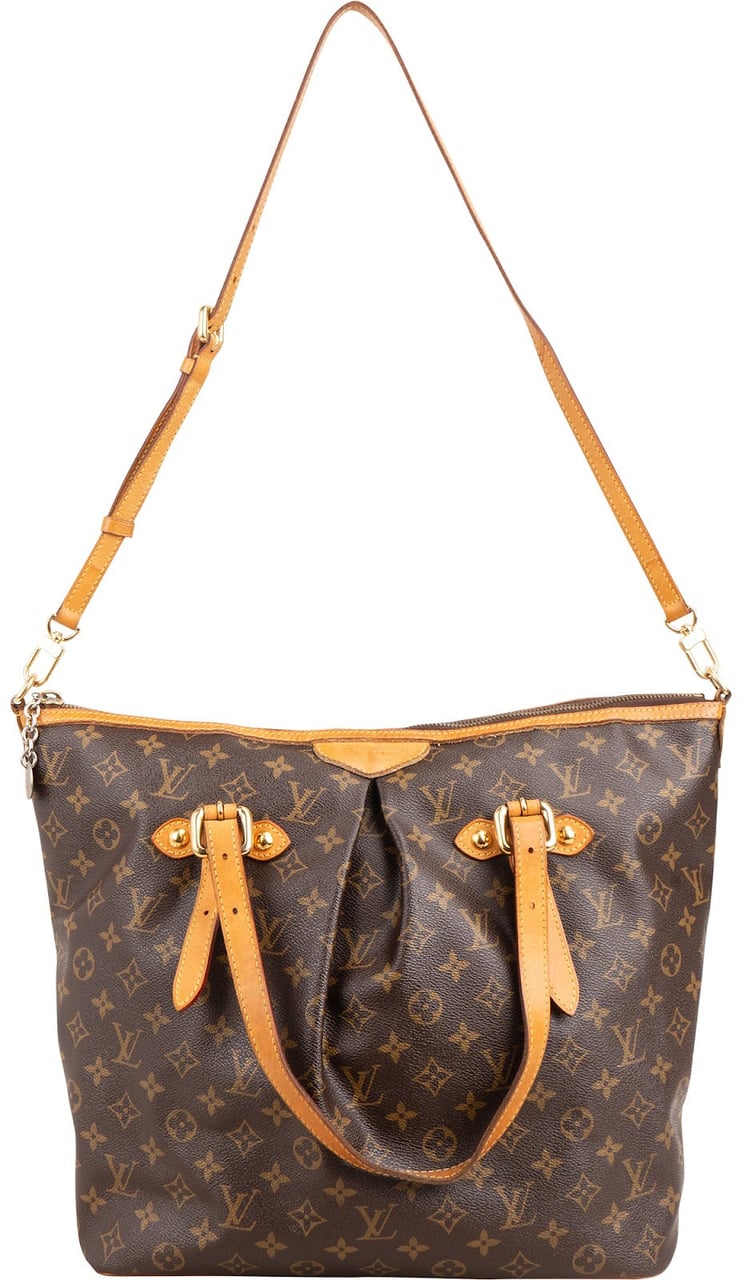 Louis Vuitton Monogram Canvas Palermo GM Shoulder Bag Bruin
