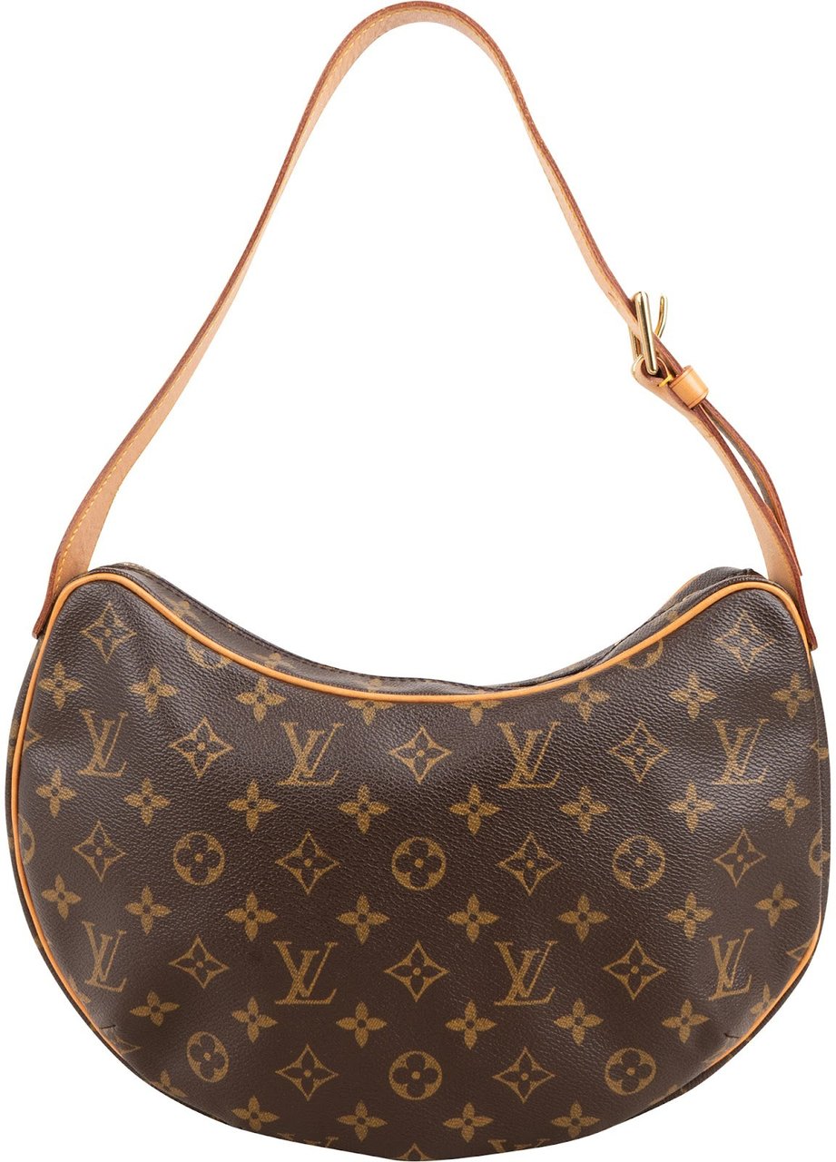 Louis Vuitton Monogram Canvas Croissant MM Shoulder Bag Bruin