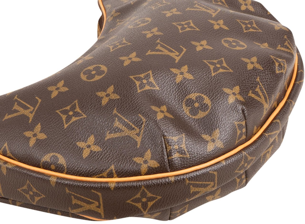 Louis Vuitton Monogram Canvas Croissant MM Shoulder Bag Bruin