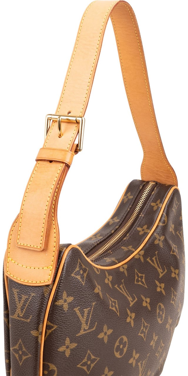 Louis Vuitton Monogram Canvas Croissant MM Shoulder Bag Bruin
